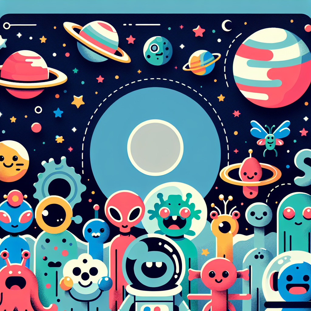 Cosmic Creatures Quest Paint By Number