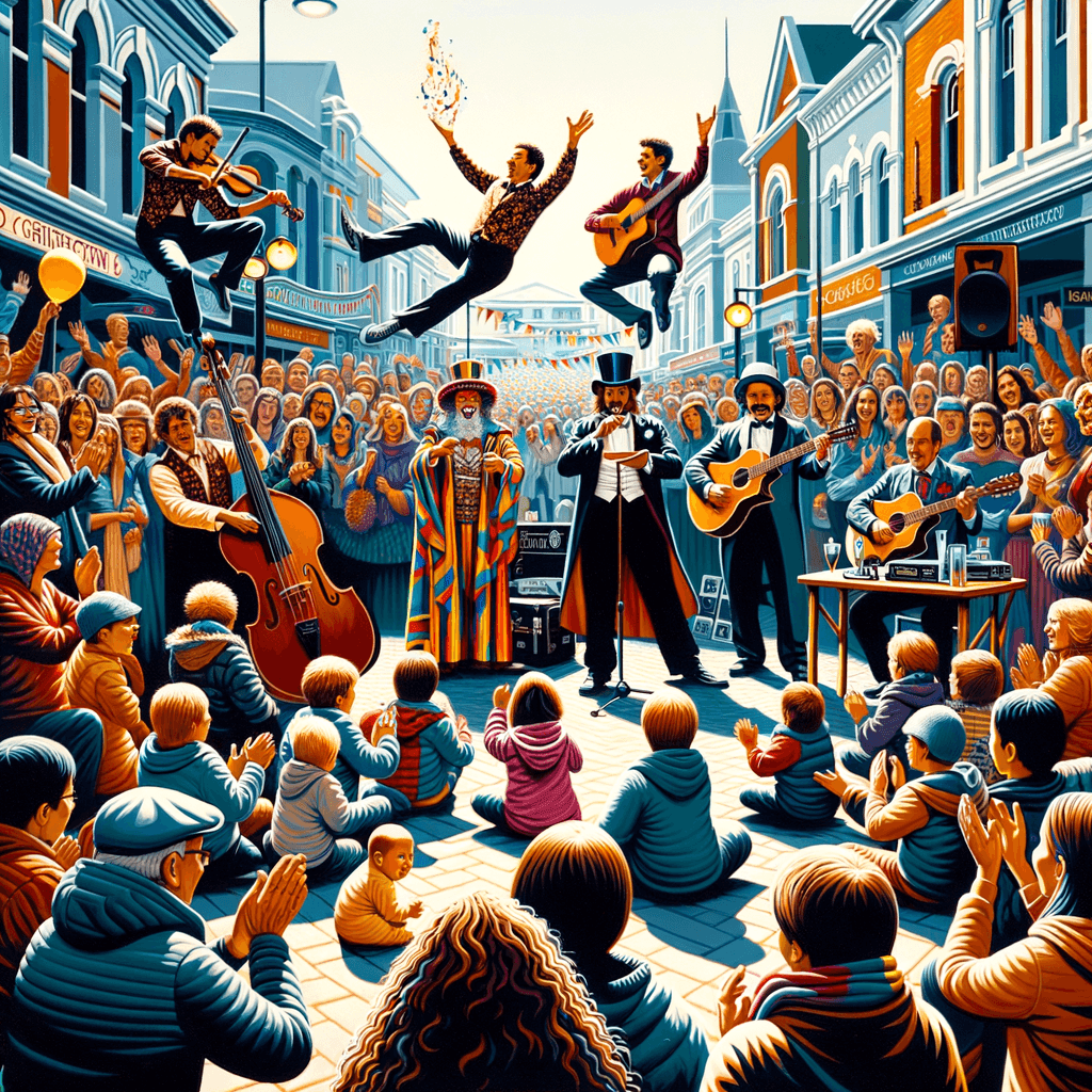 World Buskers Festival - New Zealand Paint By Numbers Art