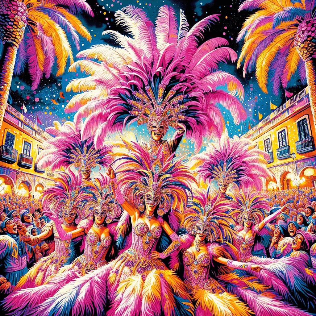 Carnaval De Santa Cruz De Tenerife - Spain Paint By Numbers Kits