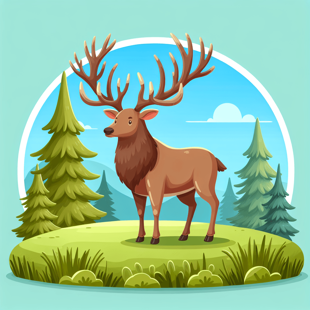 Enchanting Elk Painting Number Kit