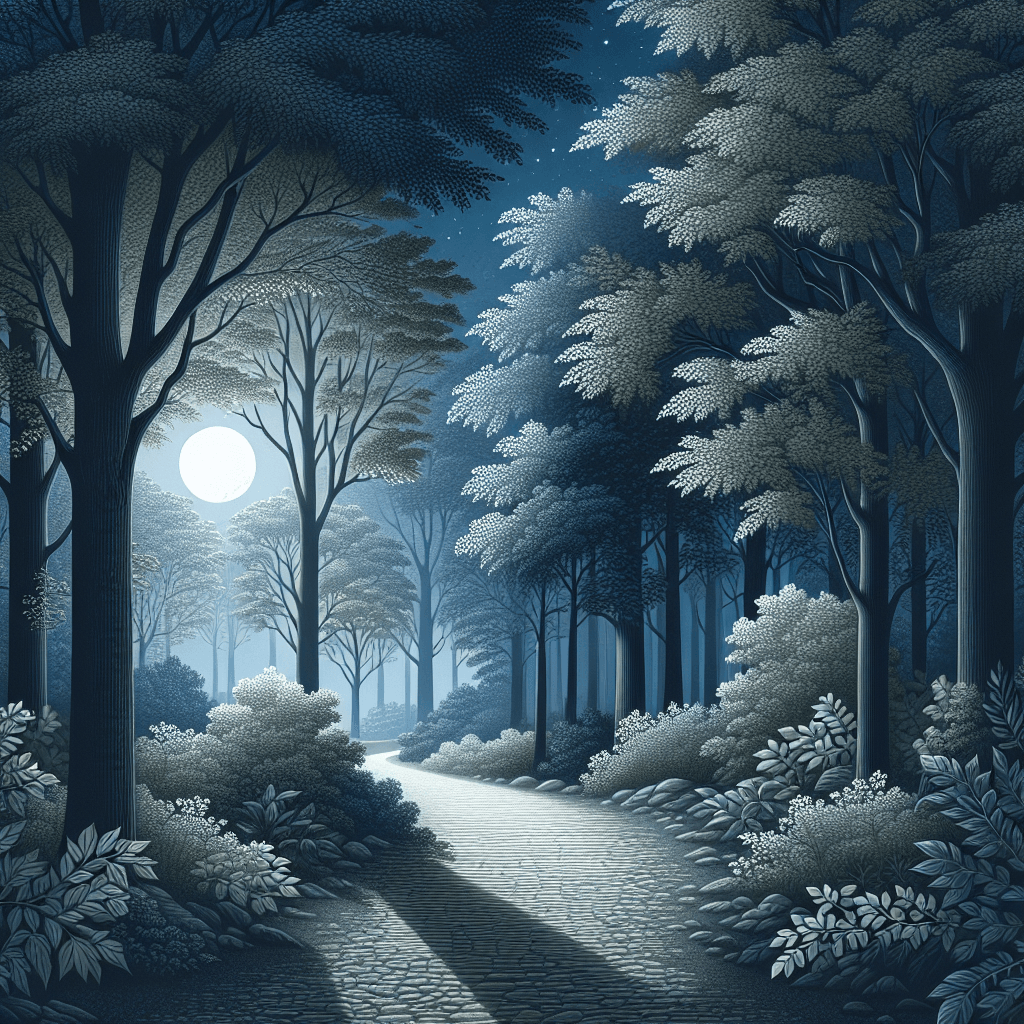 Mystical Moonlit Pathway Paint By Numbers Kits