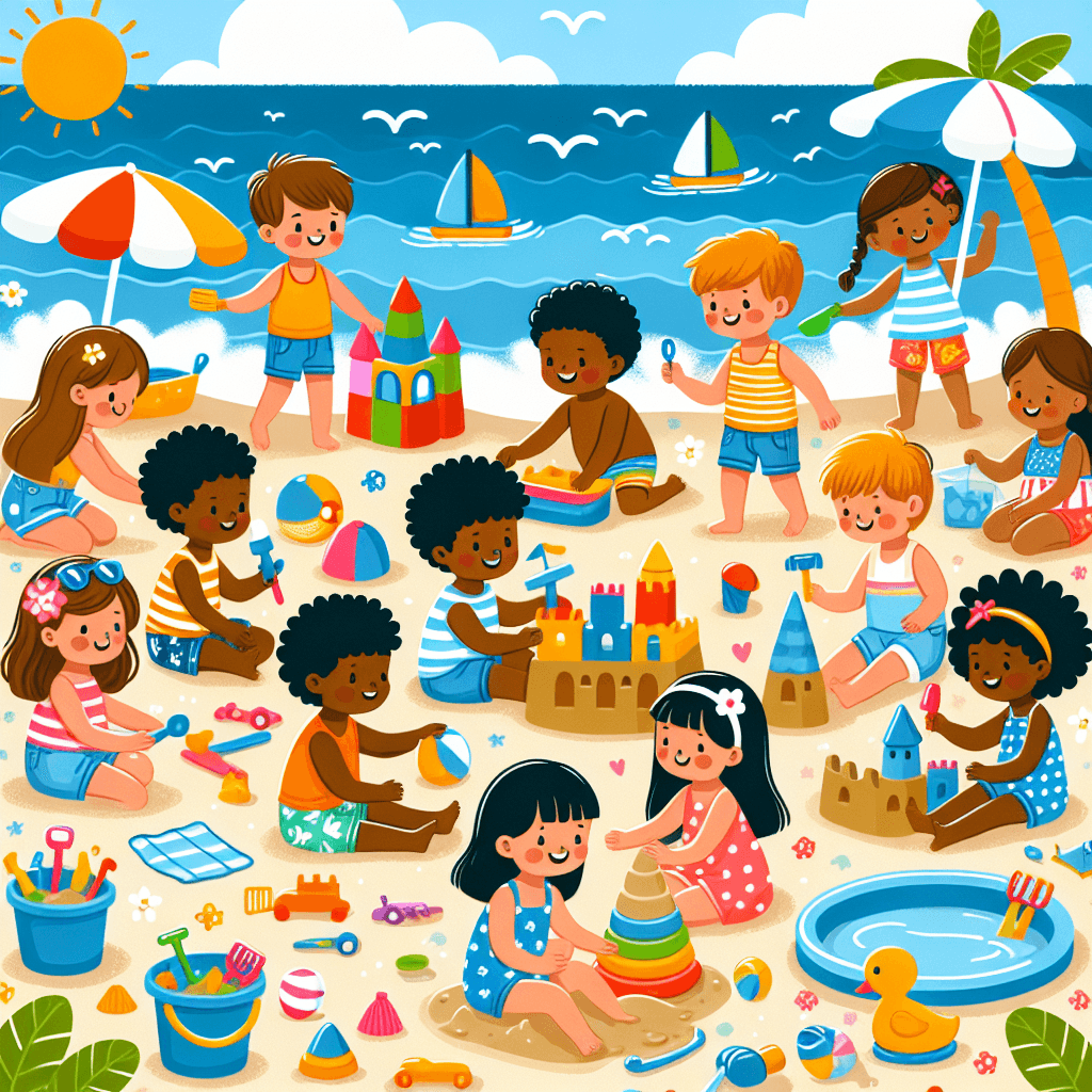 Joyful Seaside Adventure Paint By Number