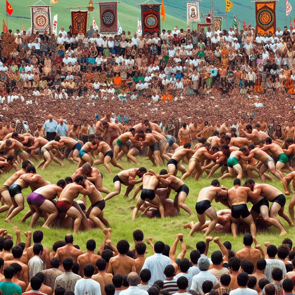 Kirkpinar Oil Wrestling Festival - Turkey DIY Paint By Numbers