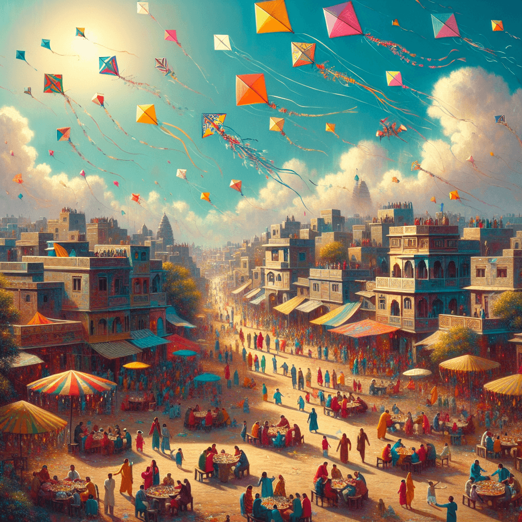 International Kite Festival - Ahmedabad DIY Paint By Numbers