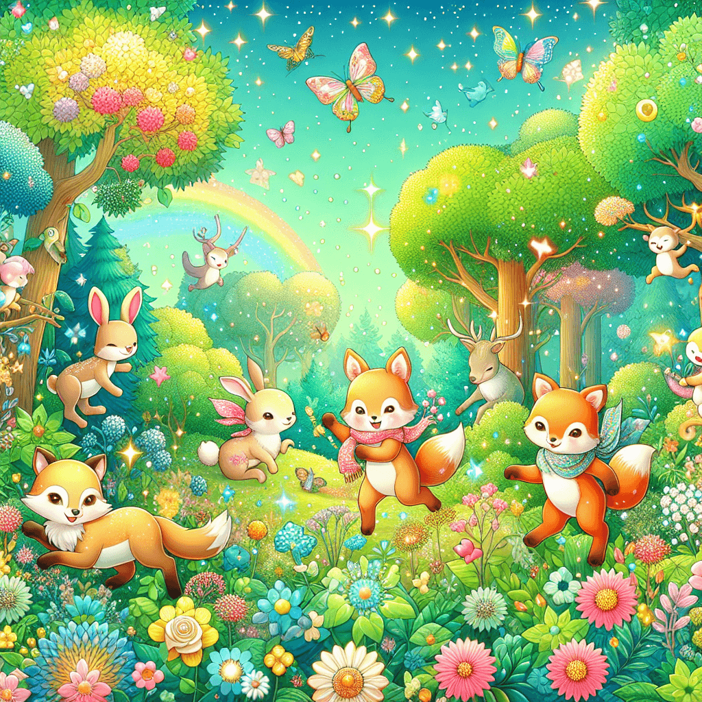 Colorful Woodland Adventure Numbered Painting Kits