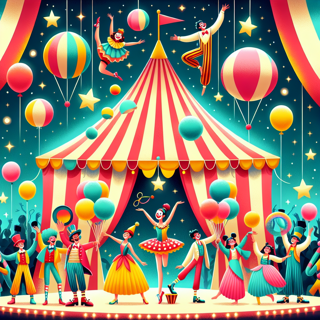 Fabulous Circus Extravaganza DIY Paint By Numbers