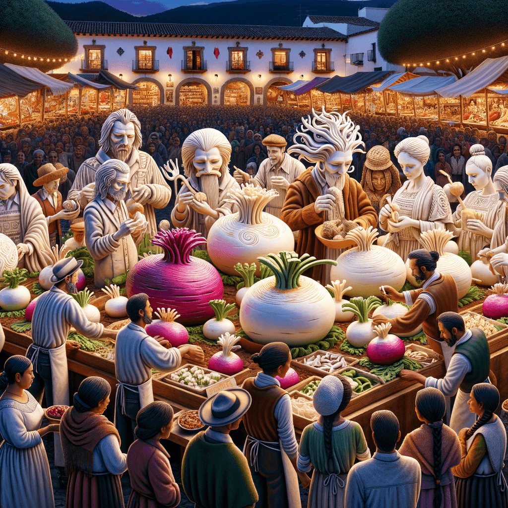 Noche De Los Rábanos - Mexico Paint By Color