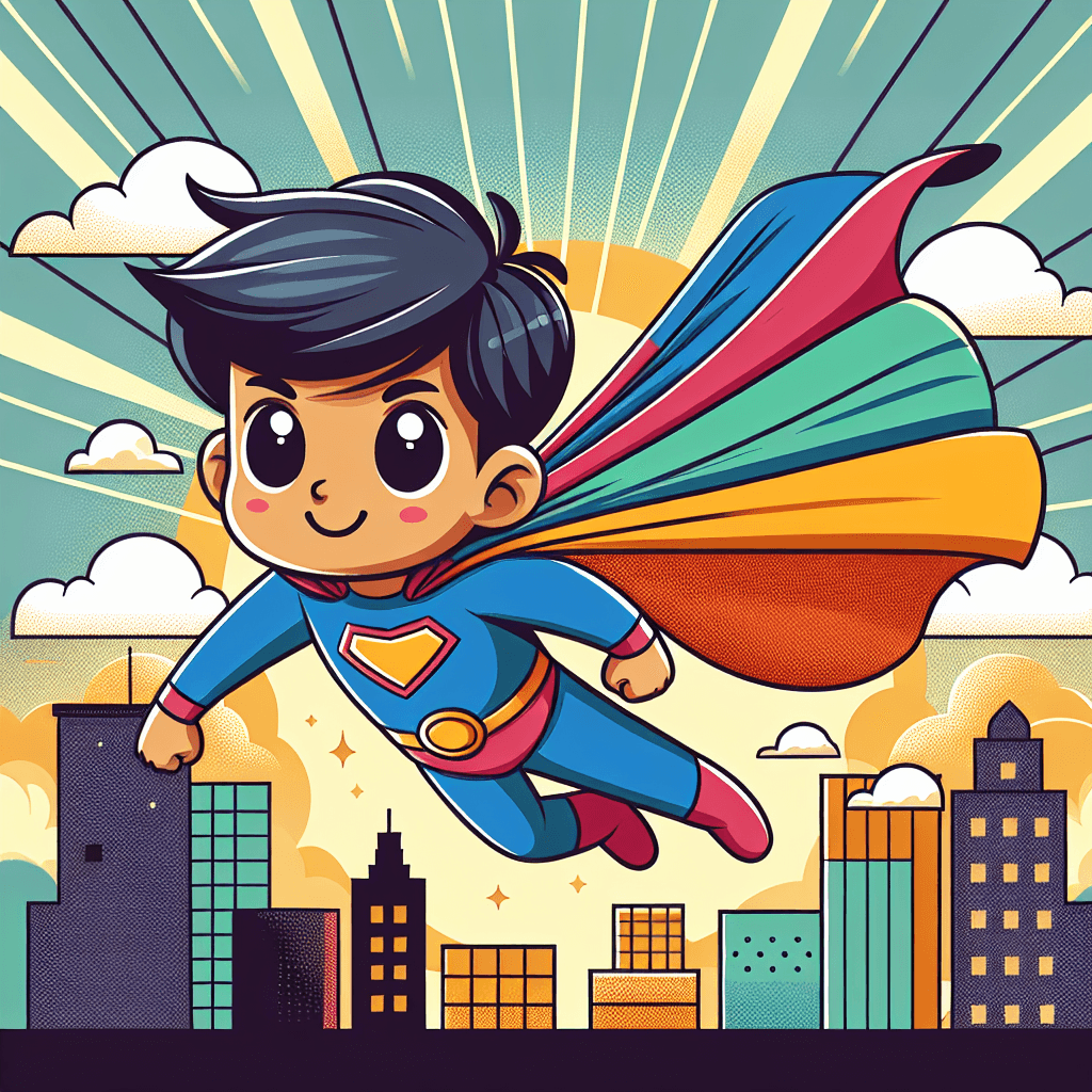 Heroic Super Kid Adventures DIY Paint By Numbers