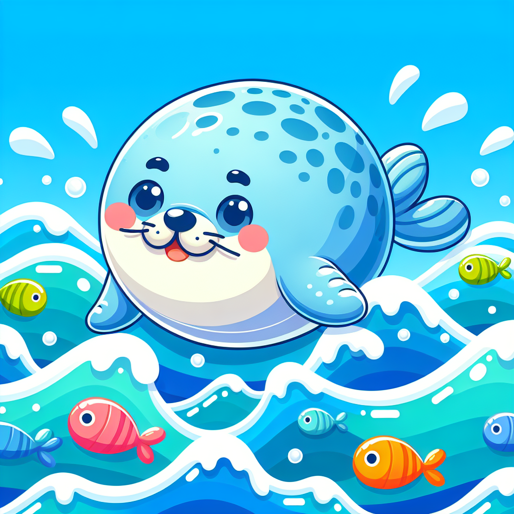 Silly Seal's Ocean Frolic Paint By Numbers