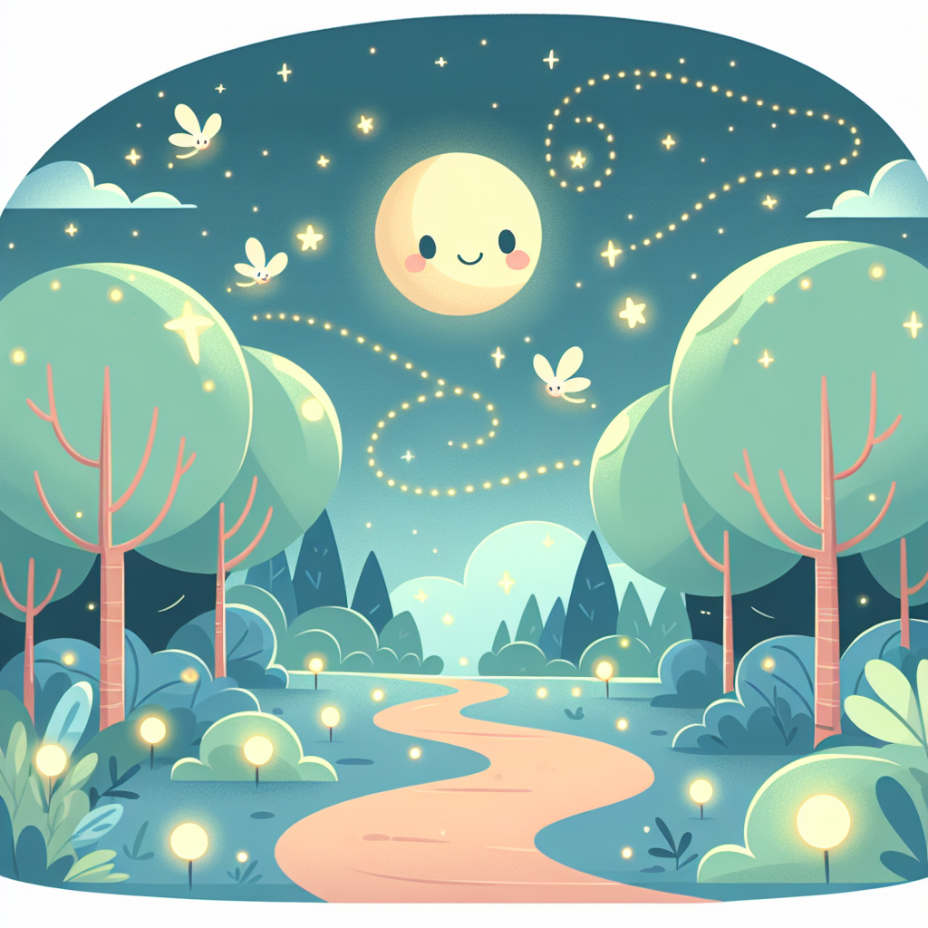 Moonlit Magical Night Number Painting