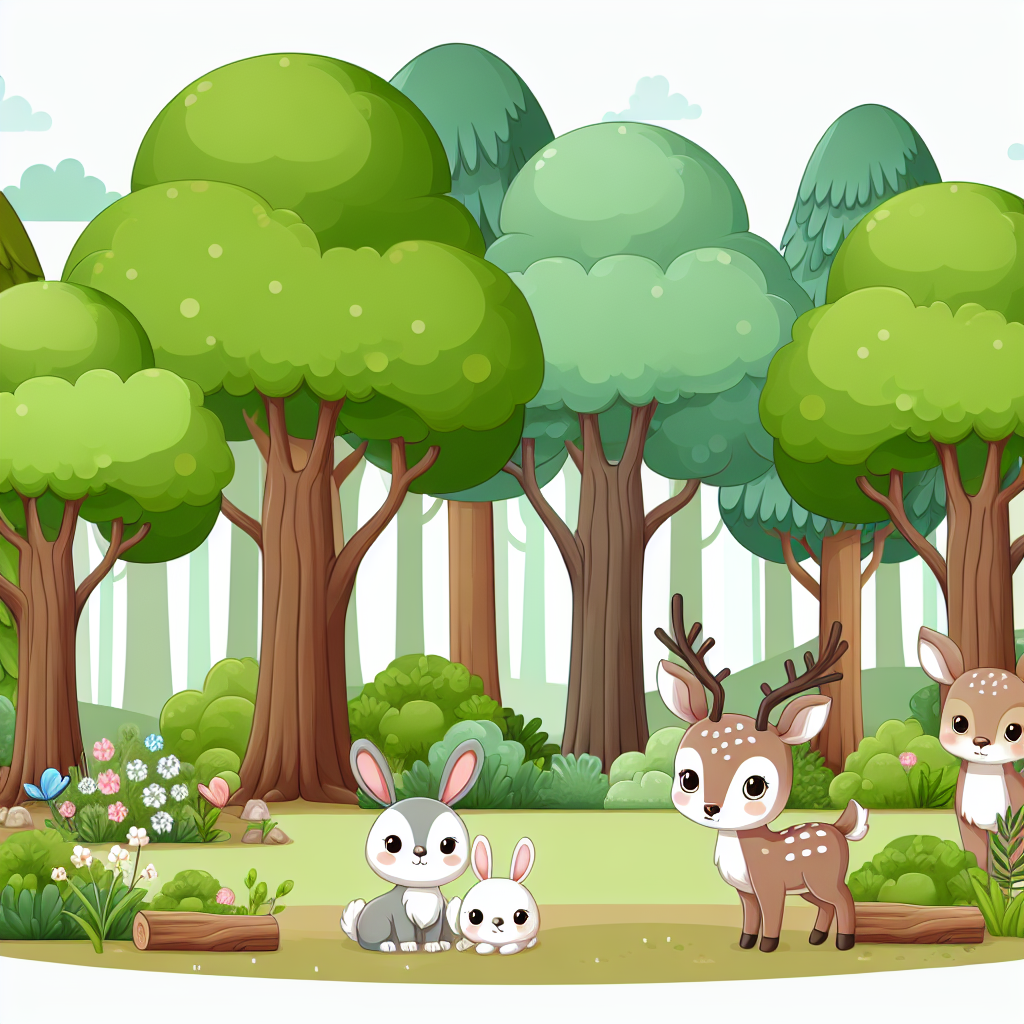 Friendly Forest Retreat Painting Number Kit