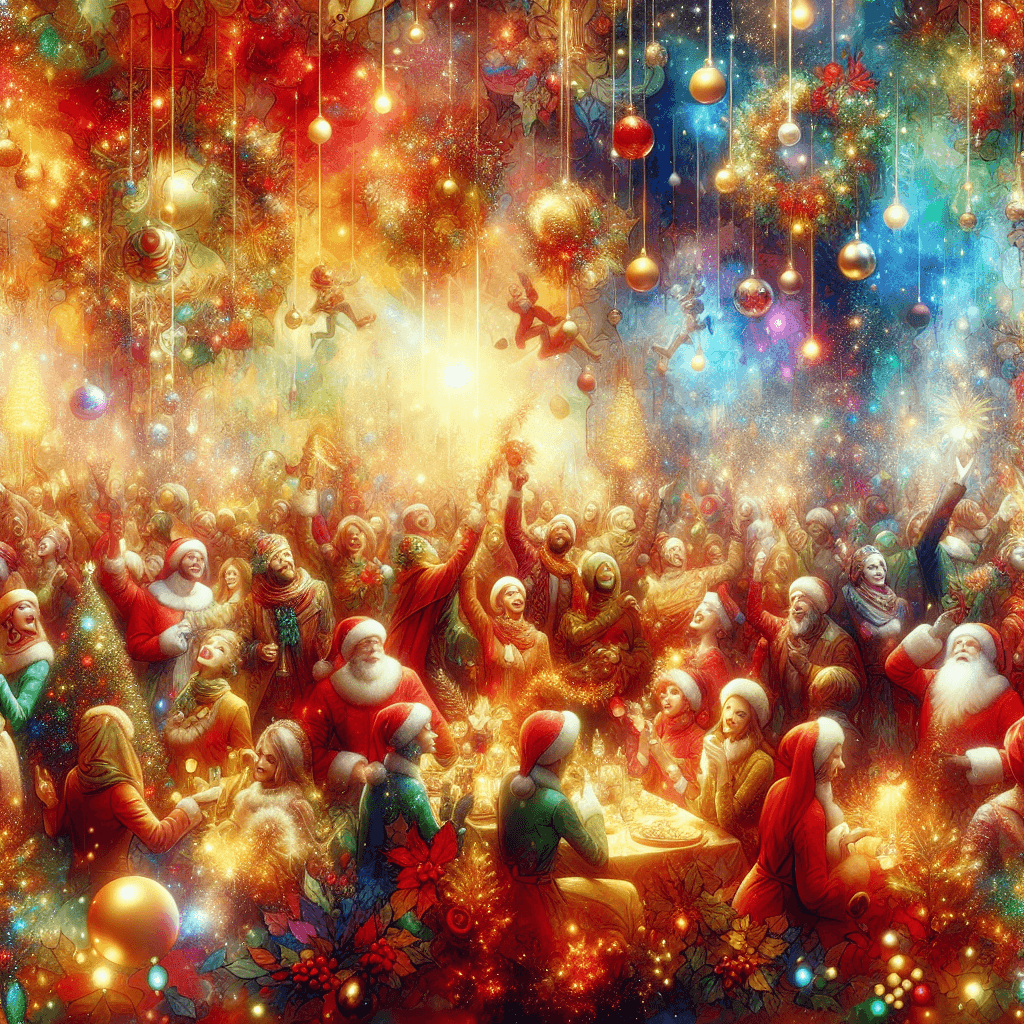 Charming Holiday Festivities Paint By Number