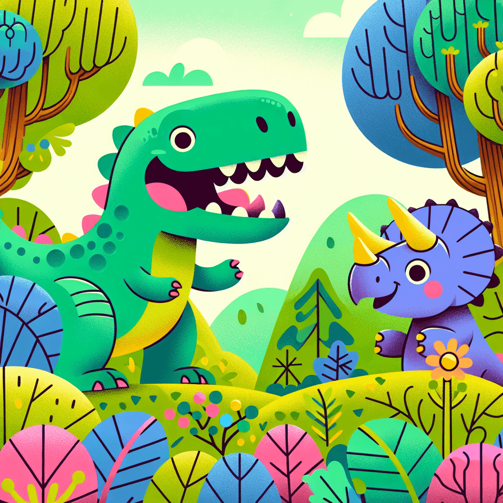 Silly Dino Friends Paint By Numbers