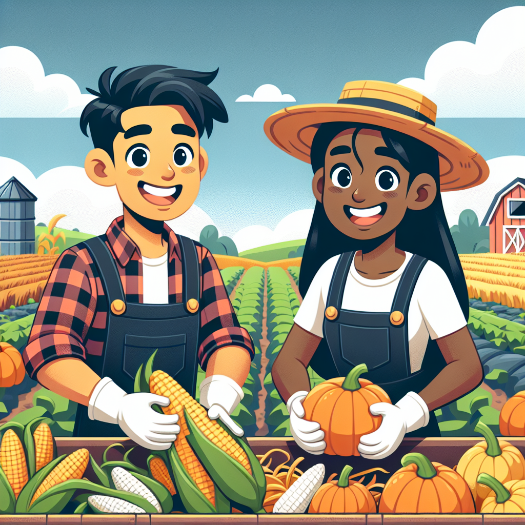 Farm Harvest Painting Number Kit