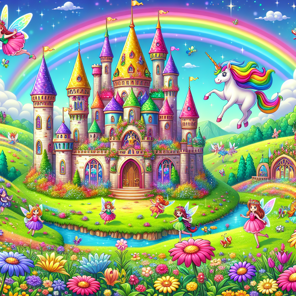 Vibrant Fantasy Land Paint By Numbers