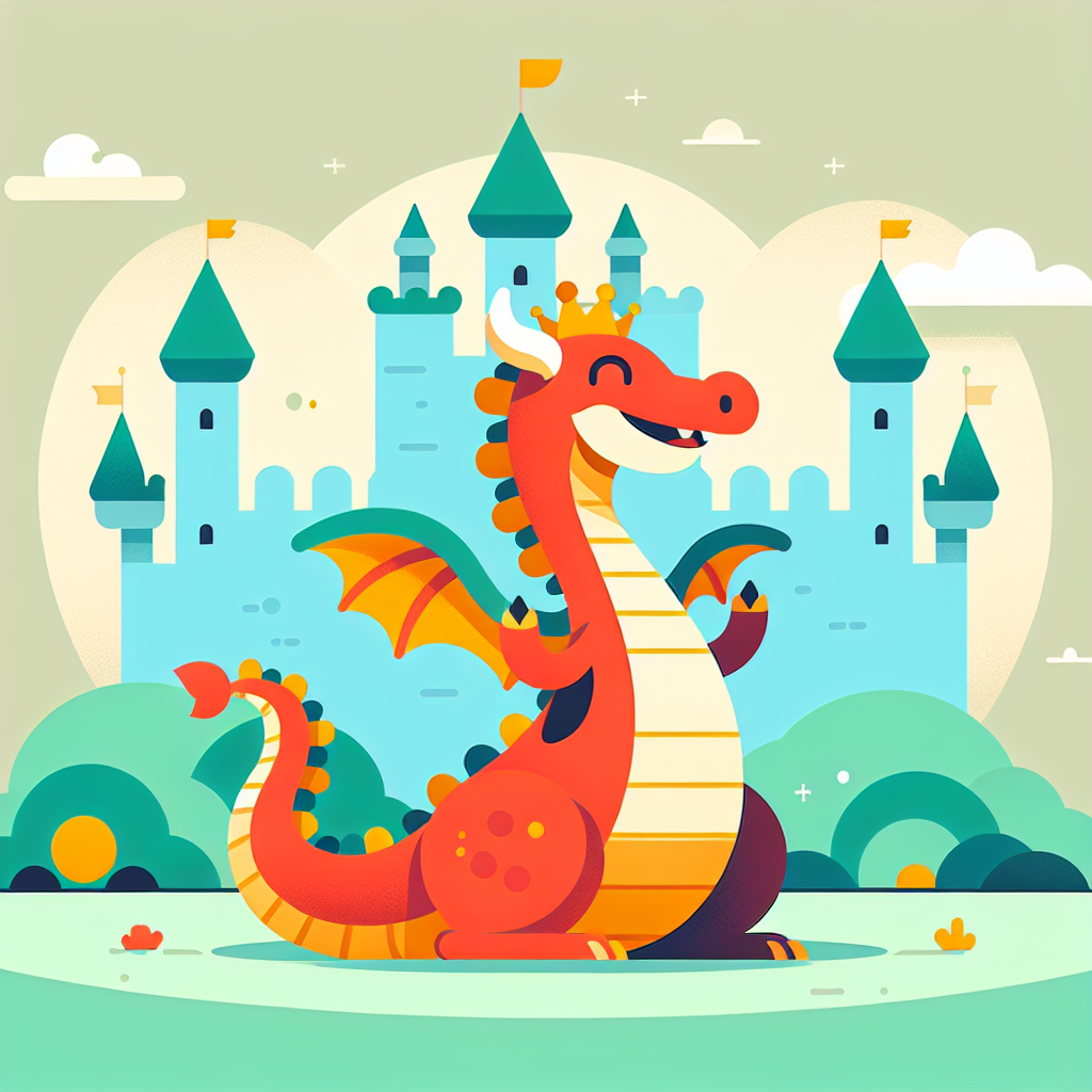 Castle Guard Dragon DIY Paint By Numbers