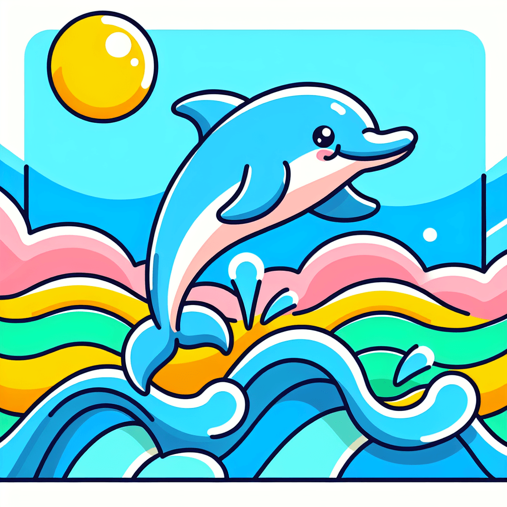 Smiling Dolphin Adventure Paint By Numbers Art