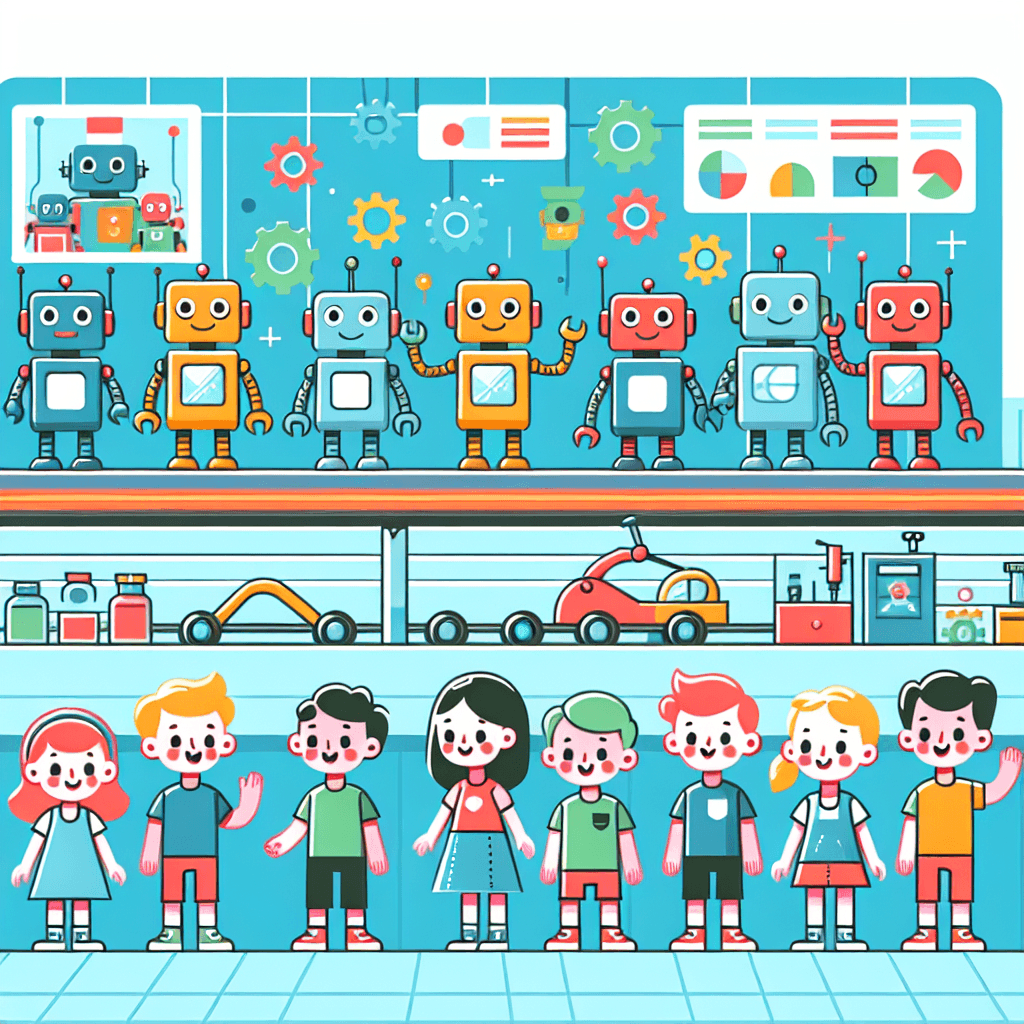 Robot Factory Tour Numbered Painting Kits