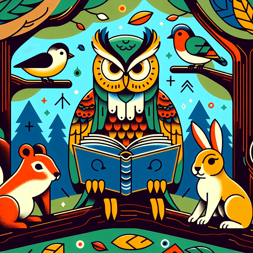 Wise Owl Storyteller Painting Number Kit