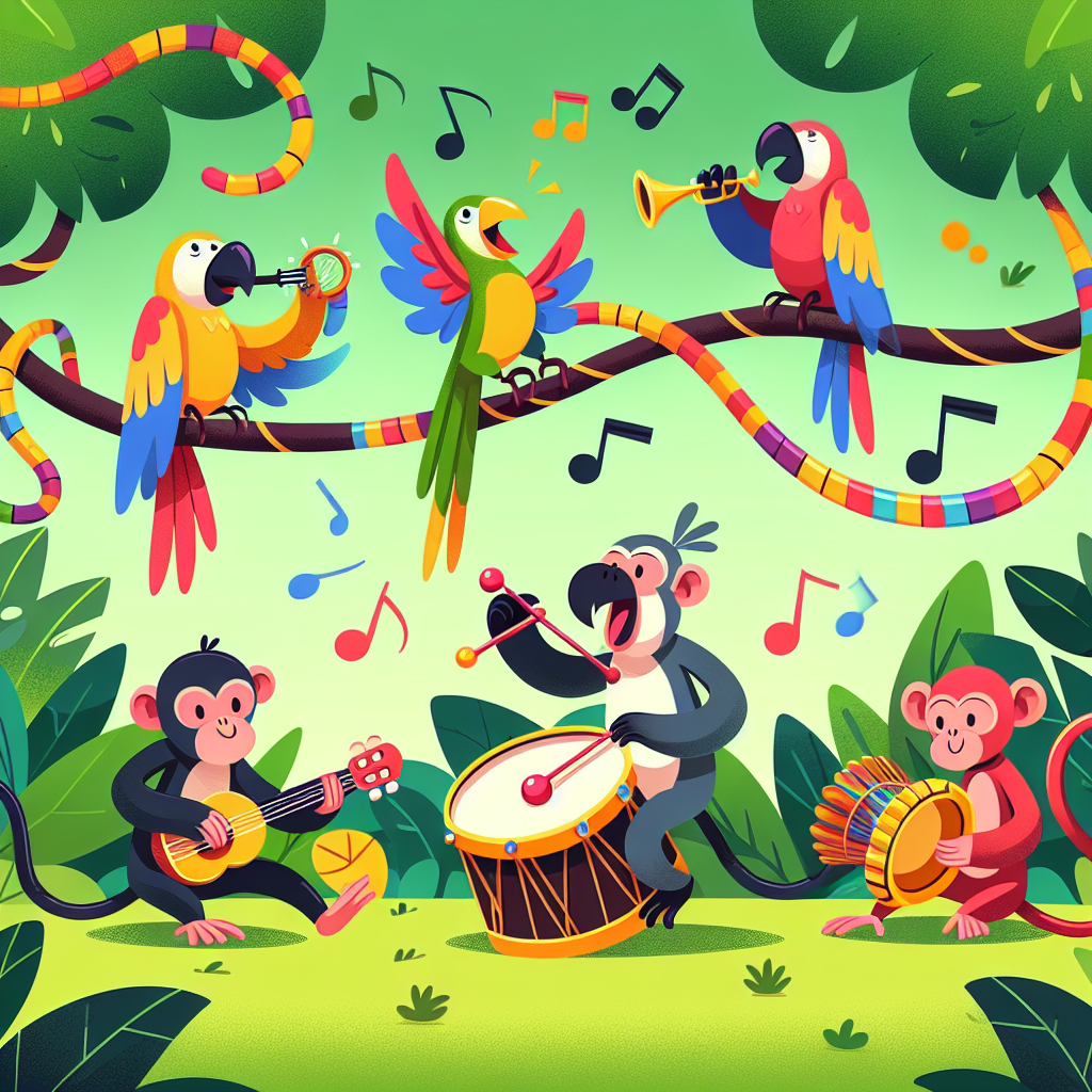 Wild Jungle Jam Paint By Numbers