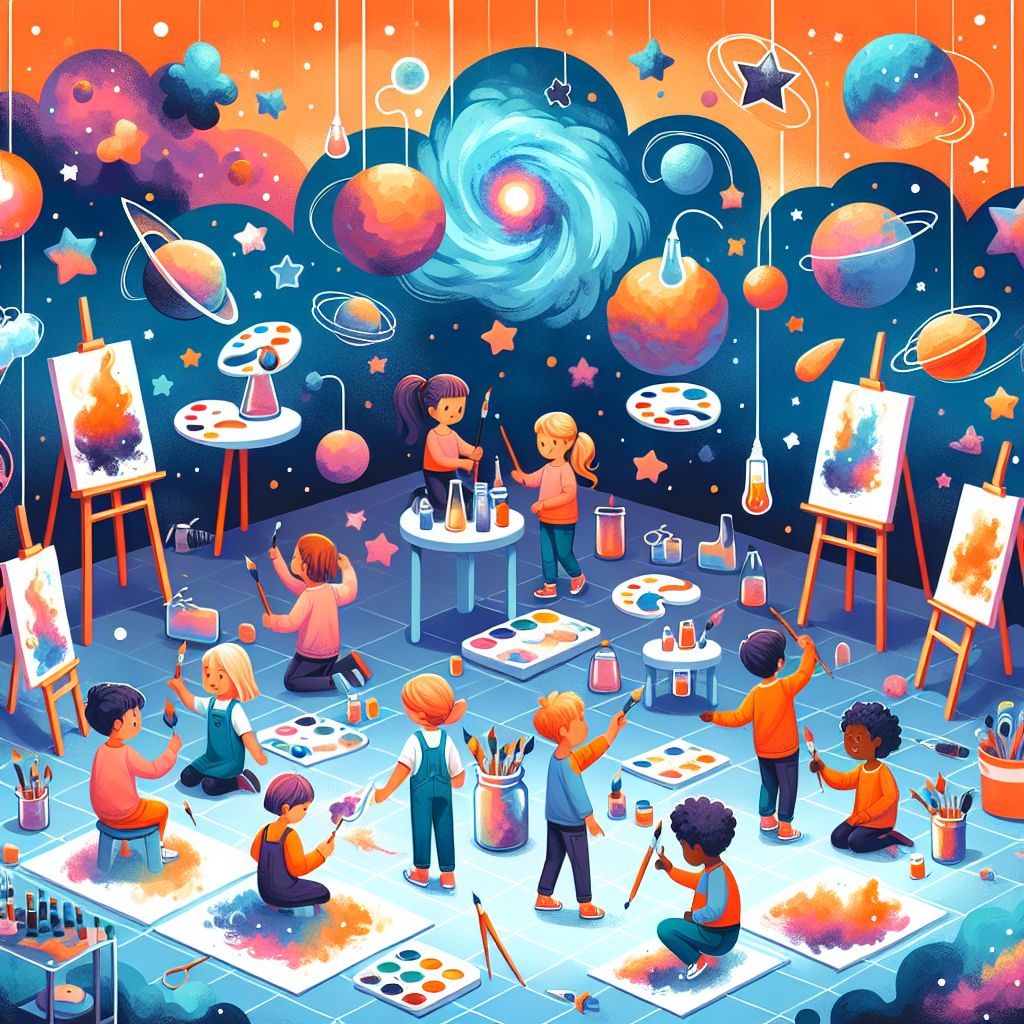 Cosmic Creativity Lab Painting Number Kit