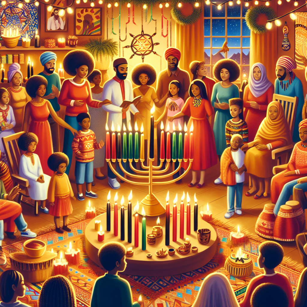 Kwanzaa DIY Paint By Numbers