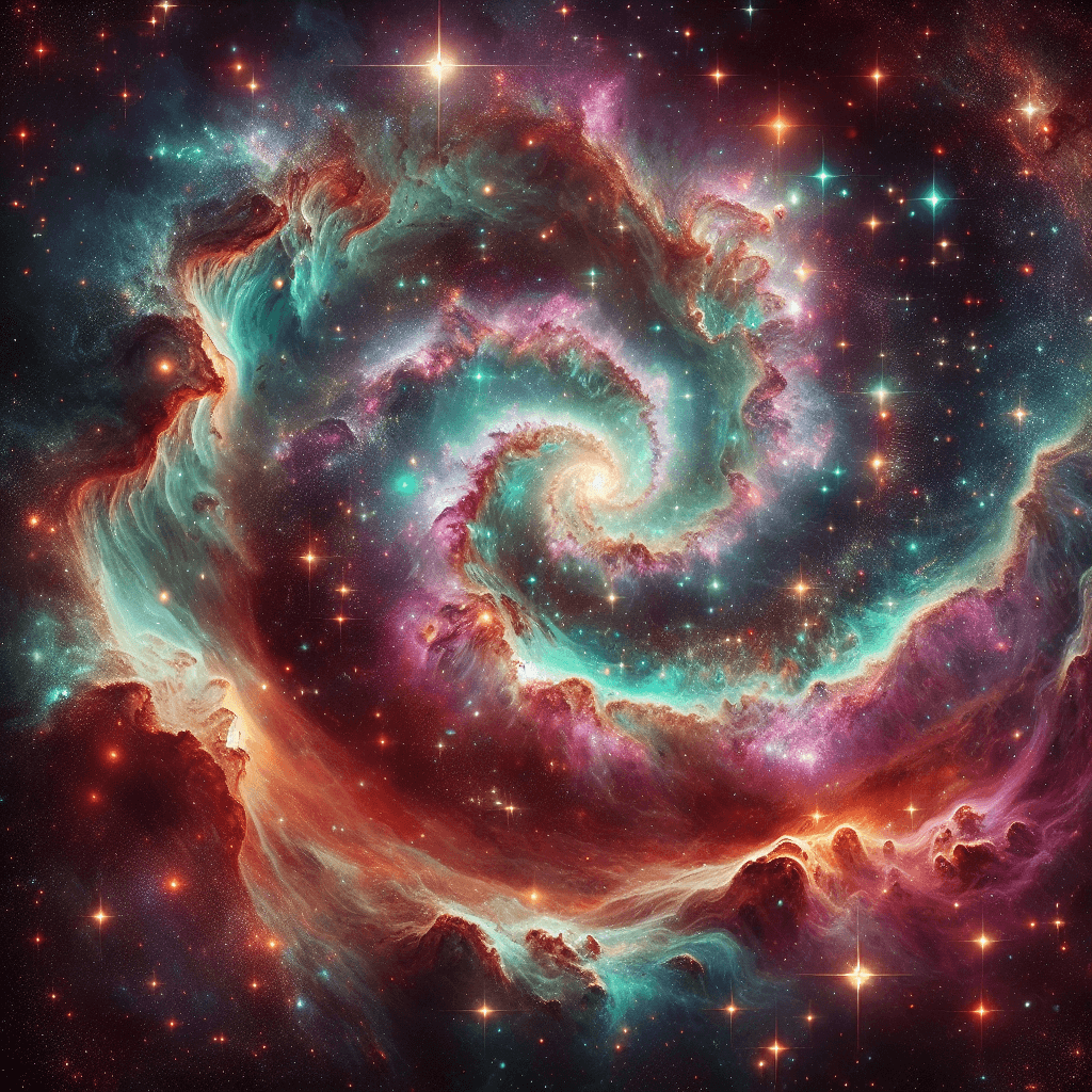 Ethereal Galaxy Expedition Number Painting