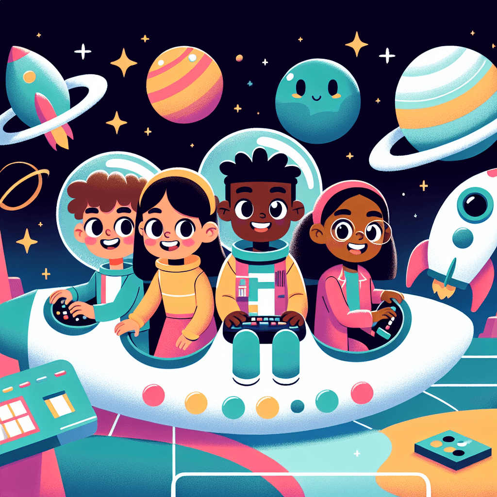 Intergalactic Adventure Painting By Numbers Kit
