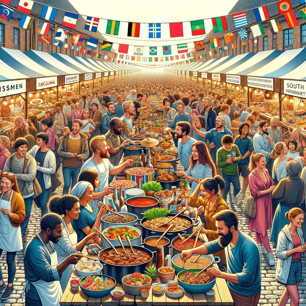 World Food Festival - Denmark Painting By Numbers Kit