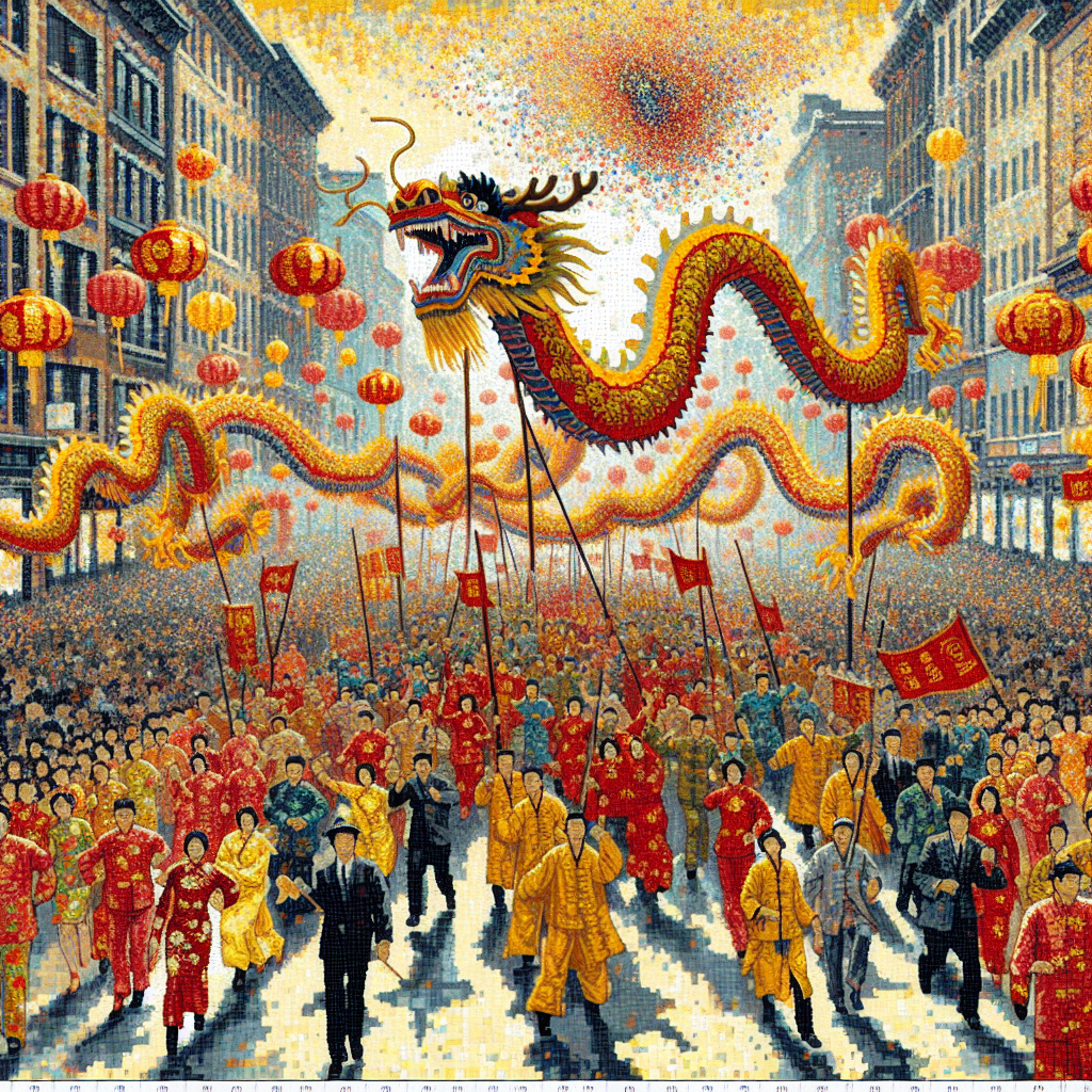 Chinese New Year Parade - China DIY Paint By Numbers