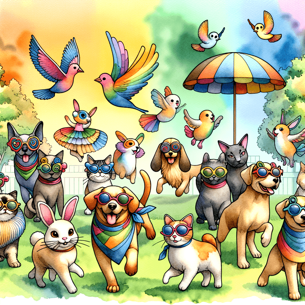 Adorable Pet Parade Numbered Painting Kits