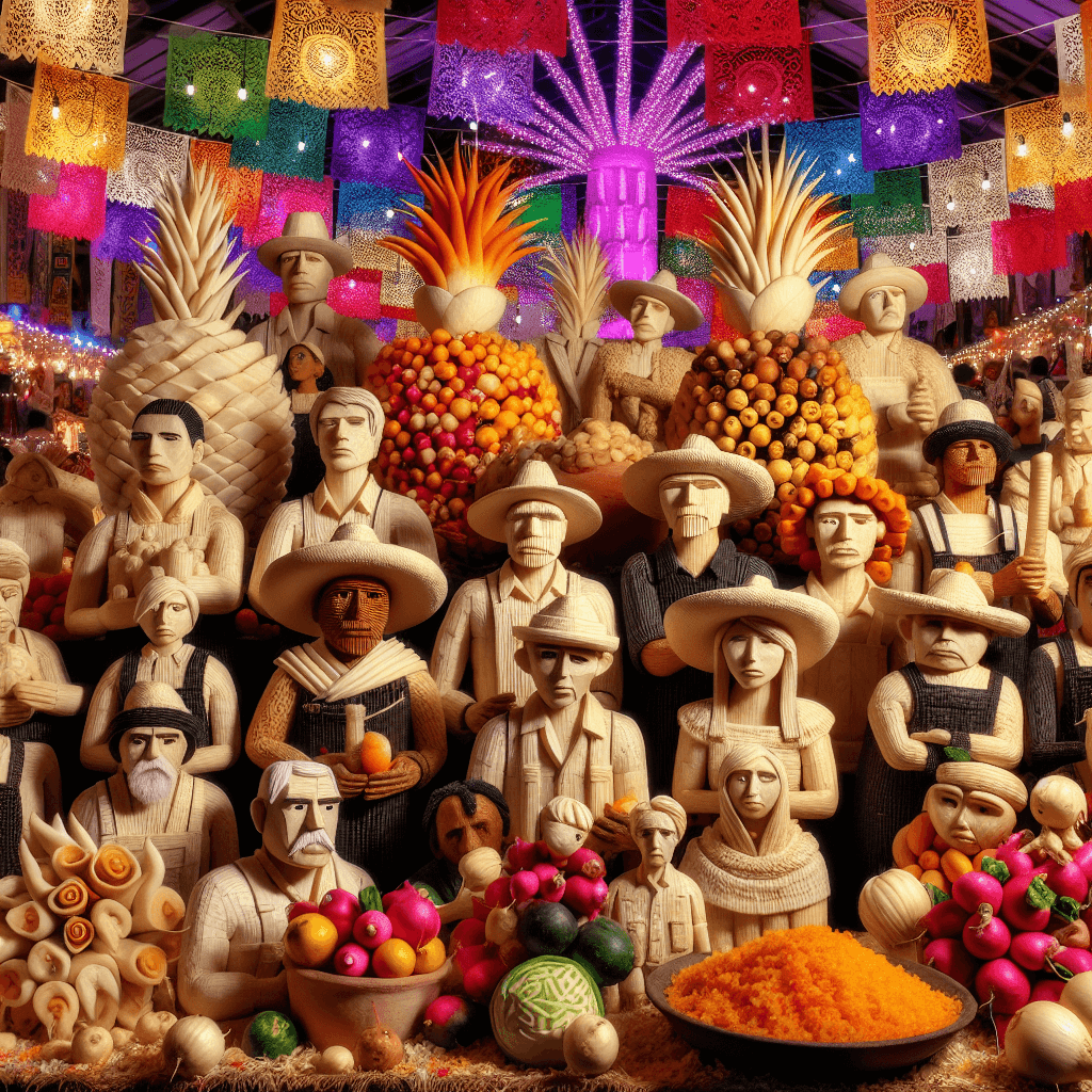 Noche De Rabanos - Mexico Paint By Numbers