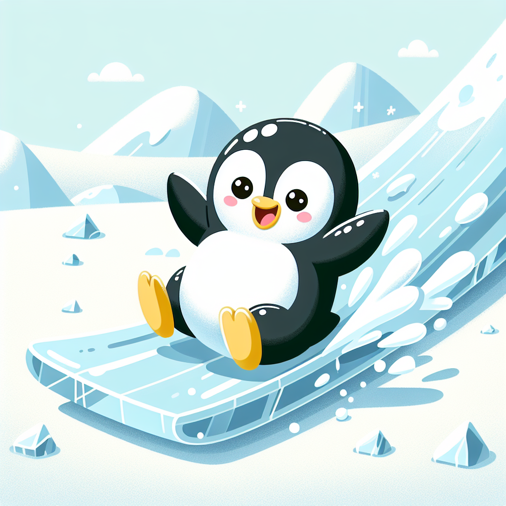 Spunky Penguin Paint By Number