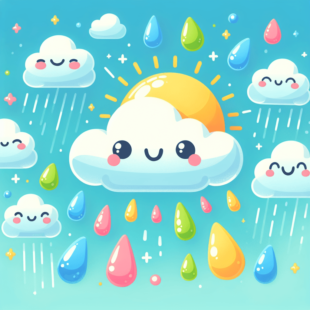 Cheery Cloud Parade Paint By Numbers Art