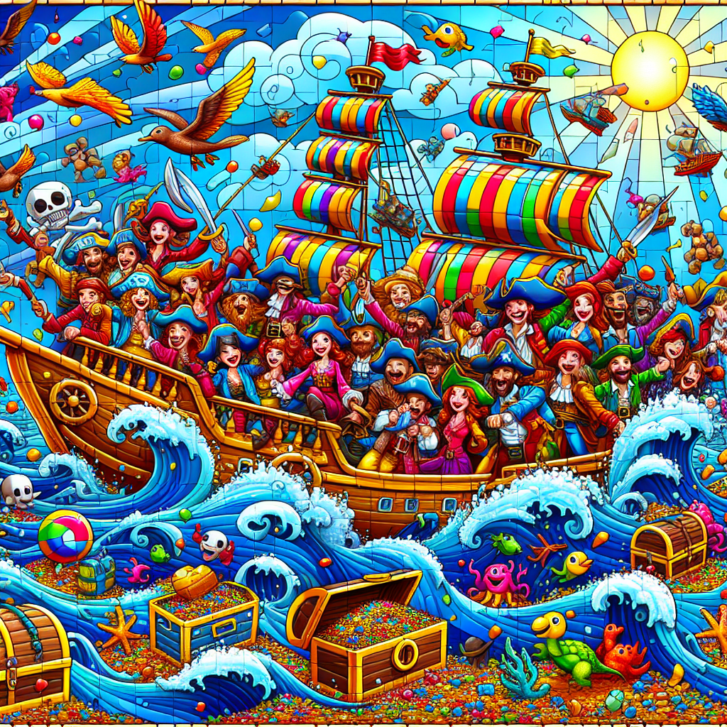 The Happy Pirate Crew Painting Number Kit