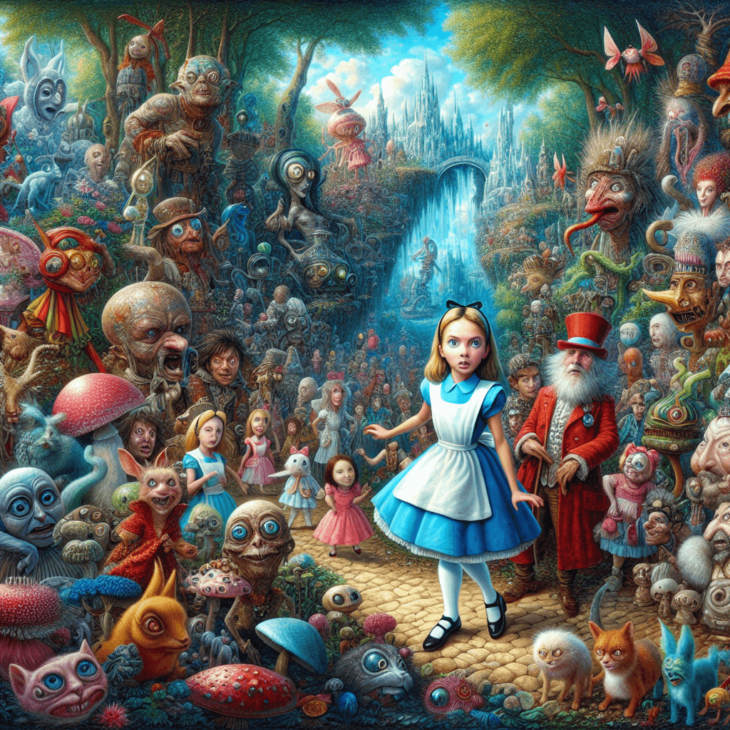 Alice's Curiosity DIY Paint By Numbers