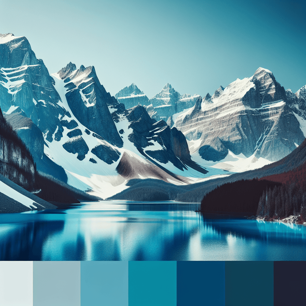Tranquil Alpine Reflections Paint By Numbers Kits