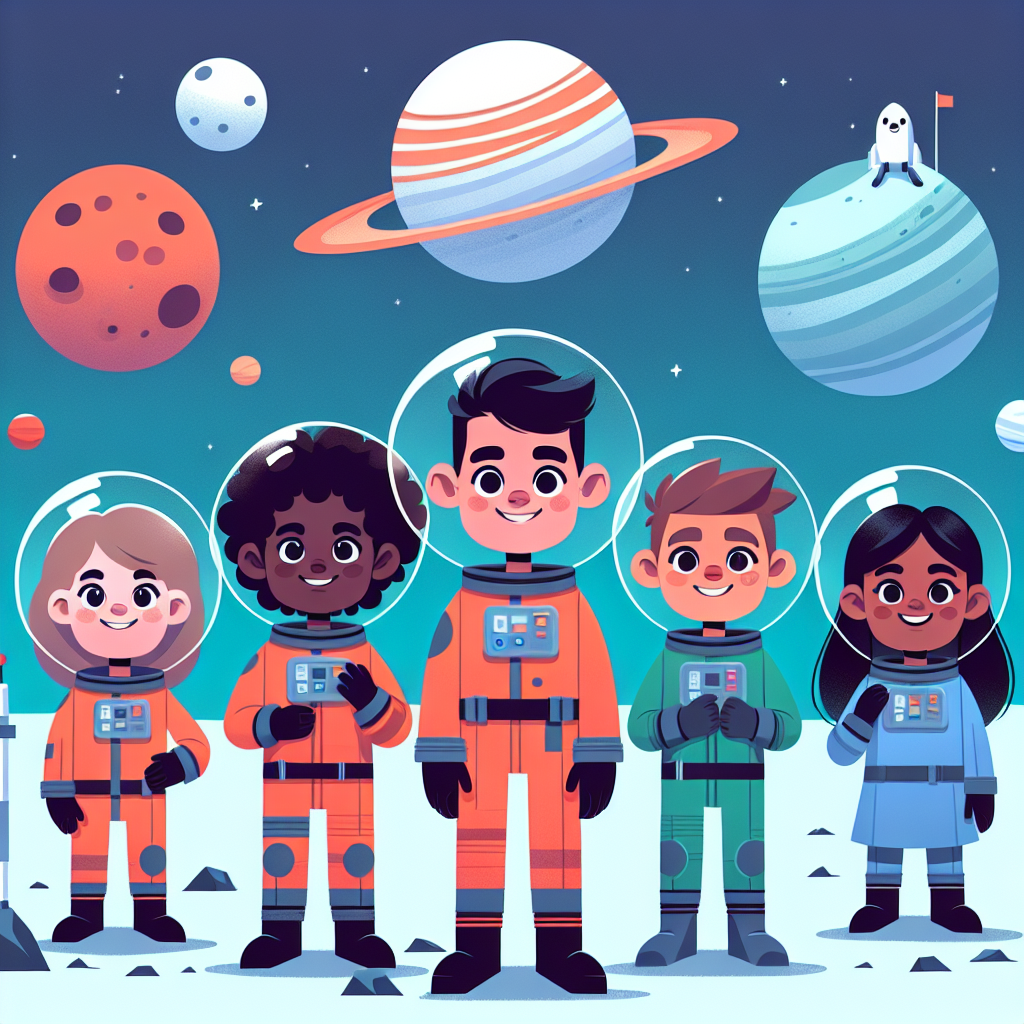 Adventure In Space Colony Numbered Painting Kits