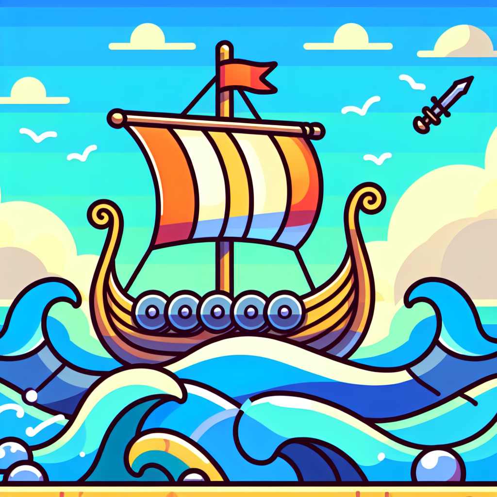 Brave Viking Voyage DIY Paint By Numbers