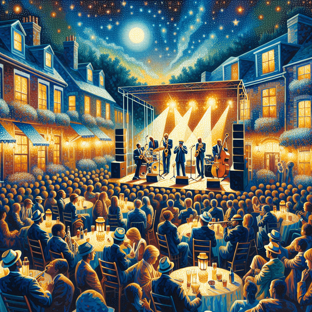 Jazz In Marciac - Marciac, France Painting By Numbers Kit