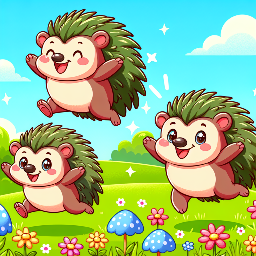 Hopping Hedgehogs Painting By Numbers Kit