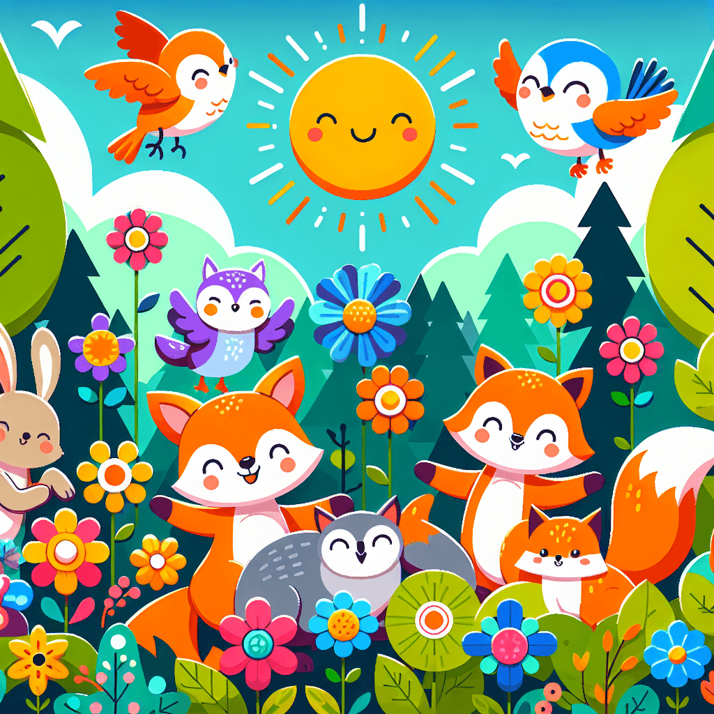 Friendly Forest Adventures Paint By Number