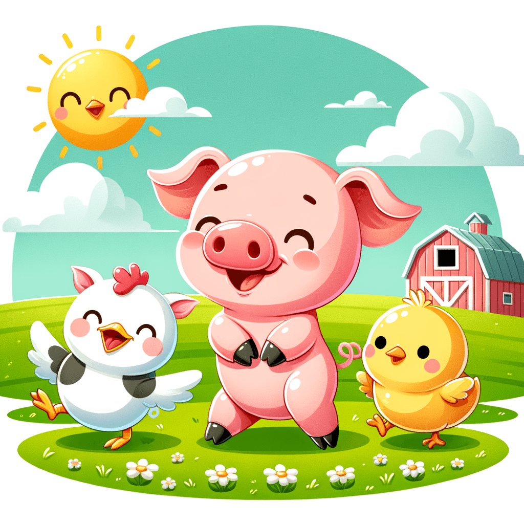 Adorable Baby Farm Animals Paint By Color
