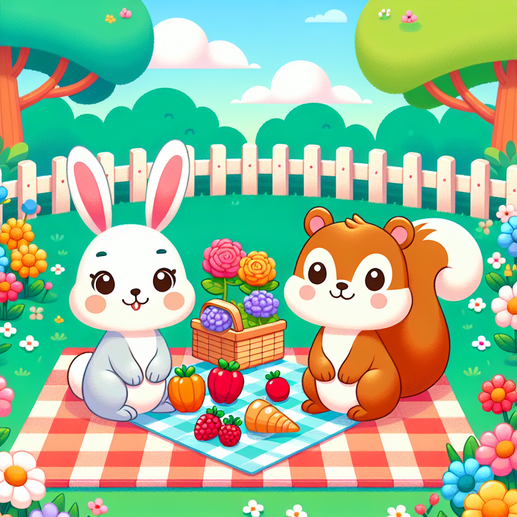 Garden Picnic With Friends Paint By Numbers Art