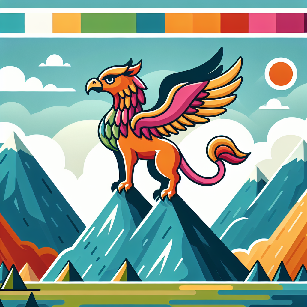 Mythical Mountain Creatures Paint By Numbers Art