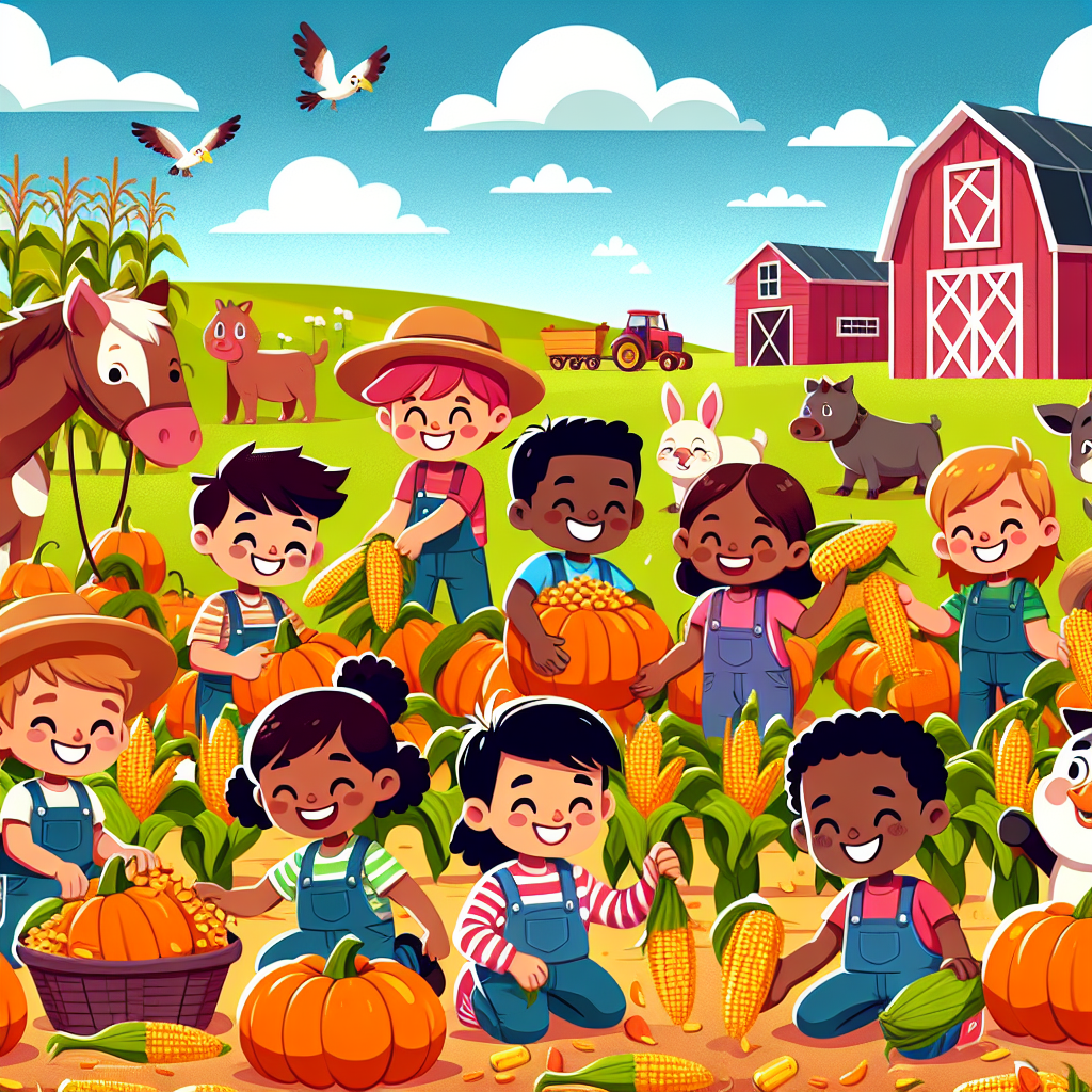 Happy Harvest Farm Numbered Painting Kits