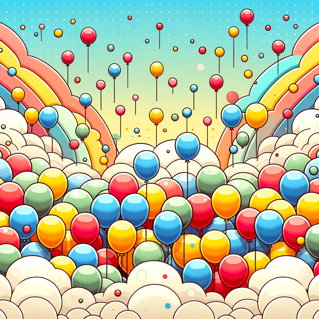 Bubbly Balloon Festival Number Painting