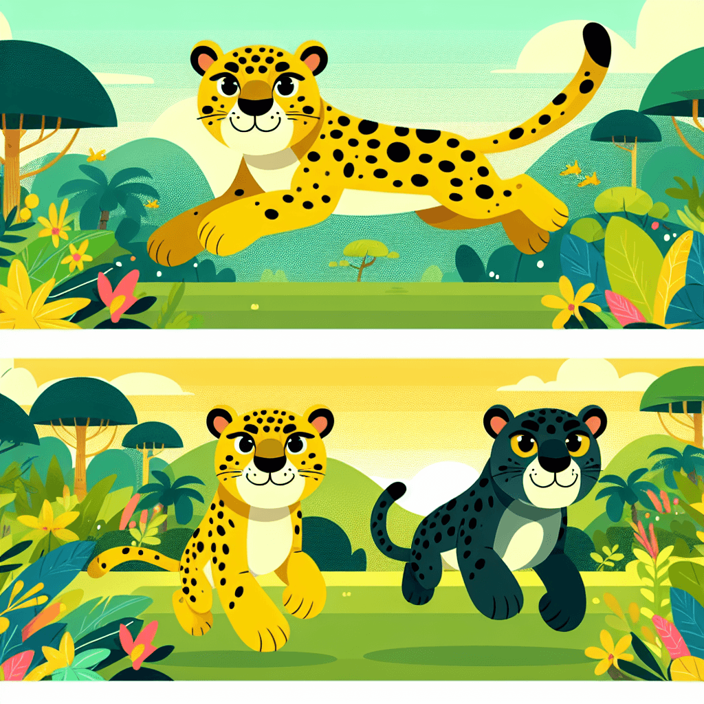 Jumpy Jaguars Numbered Painting Kits
