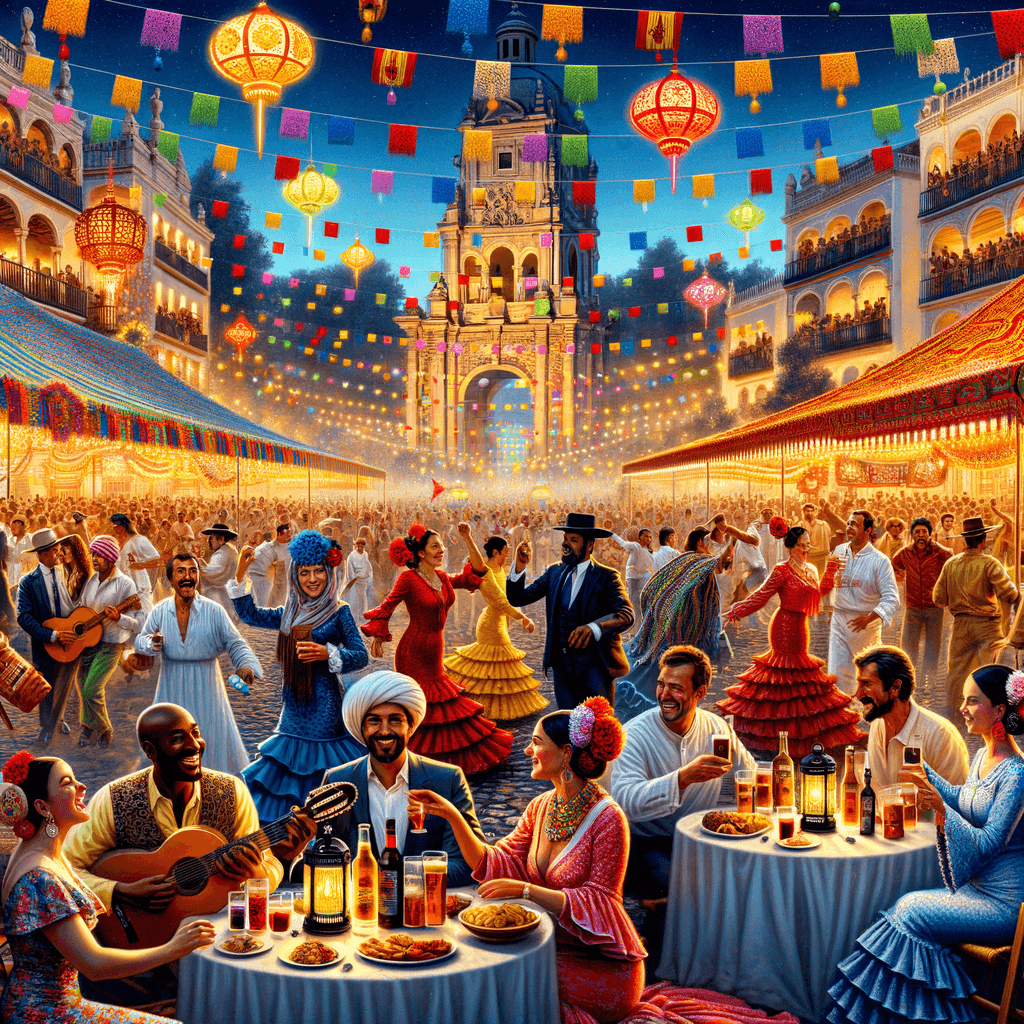 Feria De Málaga - Spain DIY Paint By Numbers