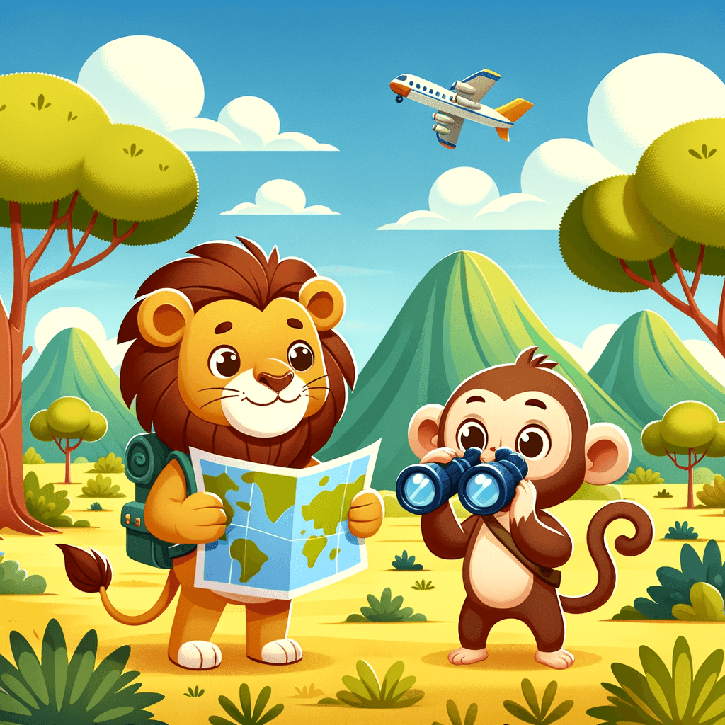 Funny Animal Explorers Paint By Color